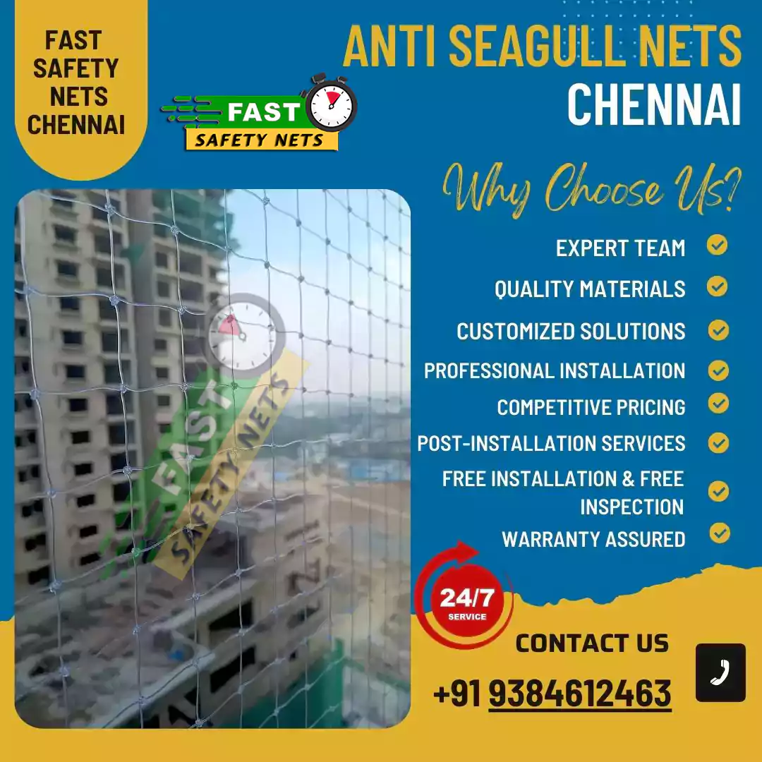 Anti Seagull Nets Chennai