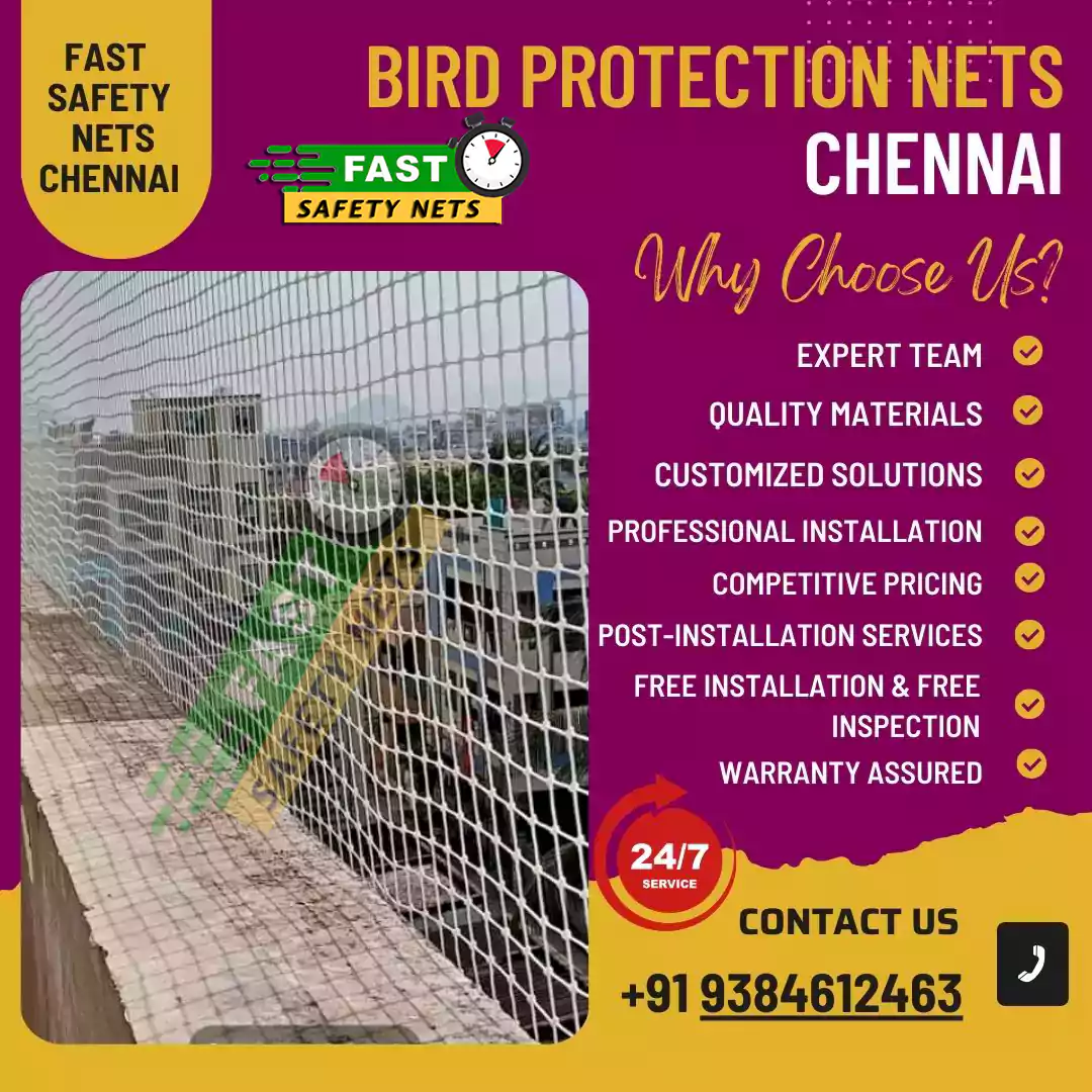 Bird Protection Nets Chennai