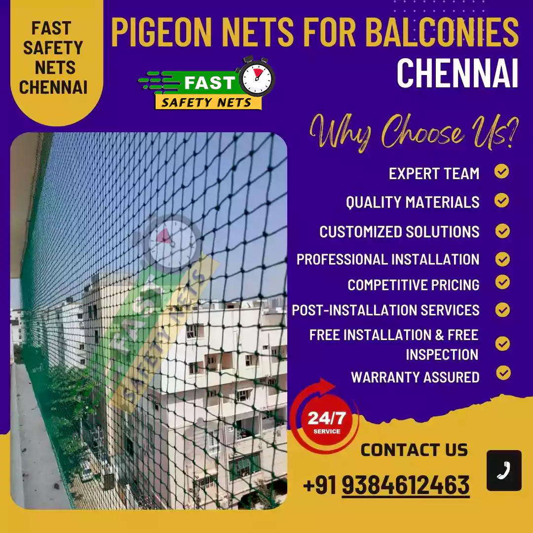 Pigeon Nets for Balconies Chennai