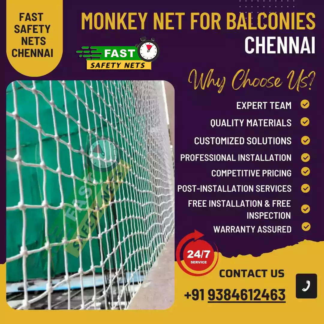 Monkey Net For Balconies Chennai