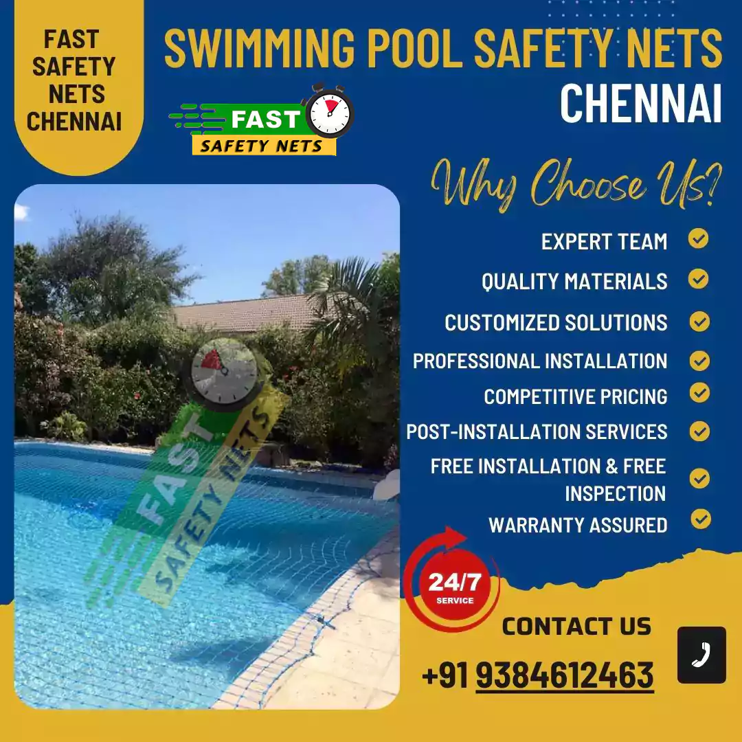 Swimming Pool Safety Nets Chennai
