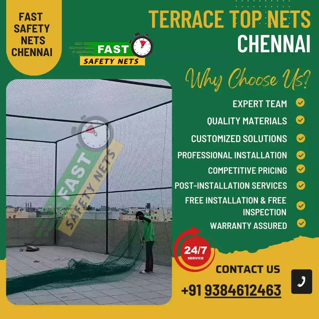 Terrace Top Nets Chennai